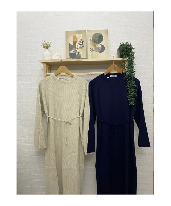 SALAŞ KOL TRİKO ELBİSE