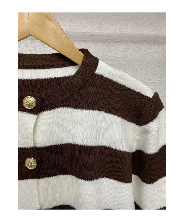 ÇİZGİLİ TRİKO HIRKA