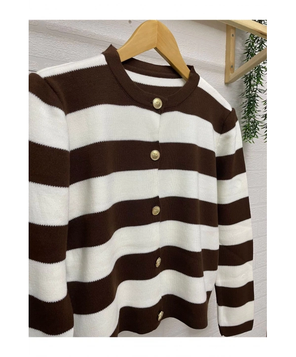 ÇİZGİLİ TRİKO HIRKA