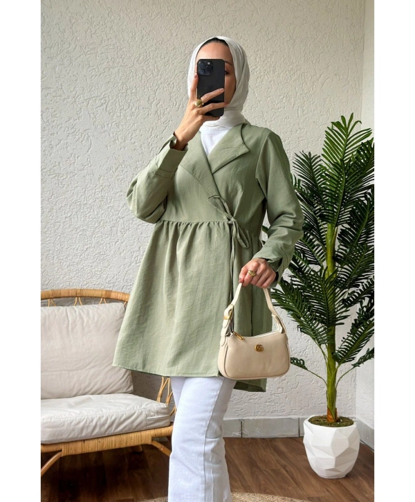 BAĞLAMALI PARAŞÜT KUMAŞ KİMONO