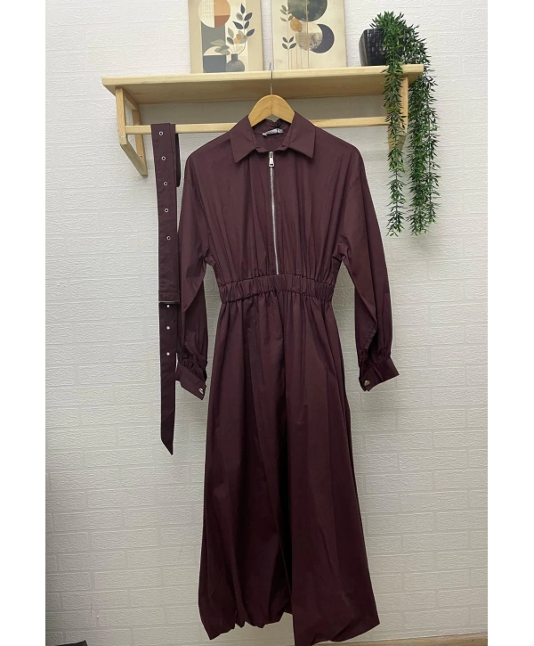 Balon Etekli Tasarım Elbise