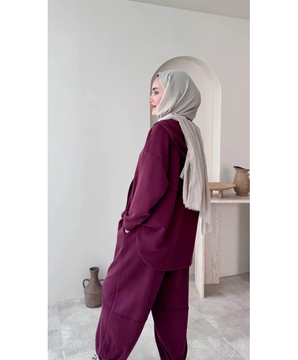 Bilek Lastikli Spor Takım - Bordo