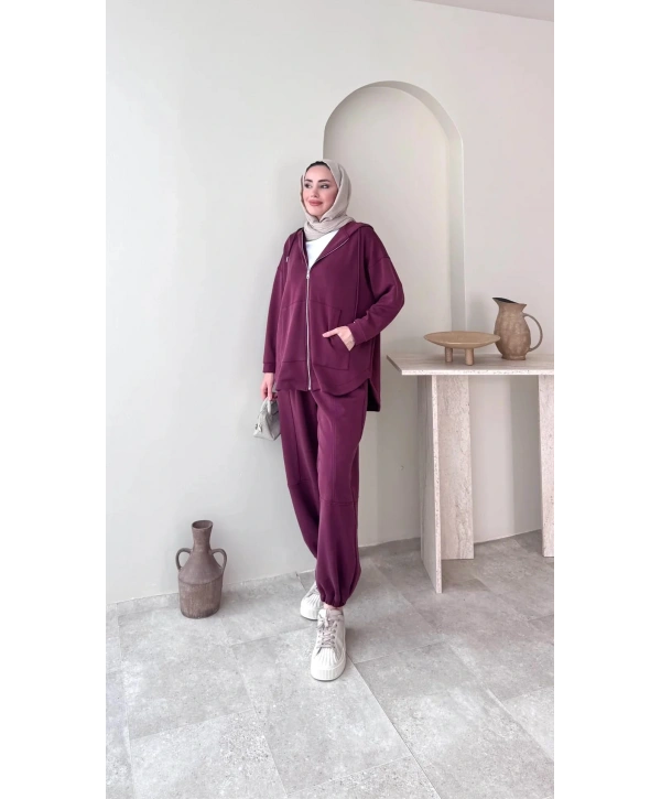 Bilek Lastikli Spor Takım - Bordo