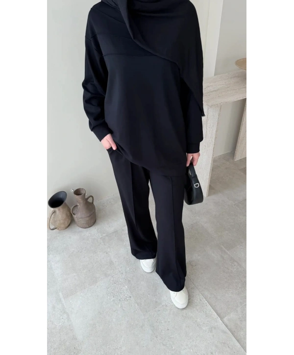 Biye Detaylı Takım - Siyah