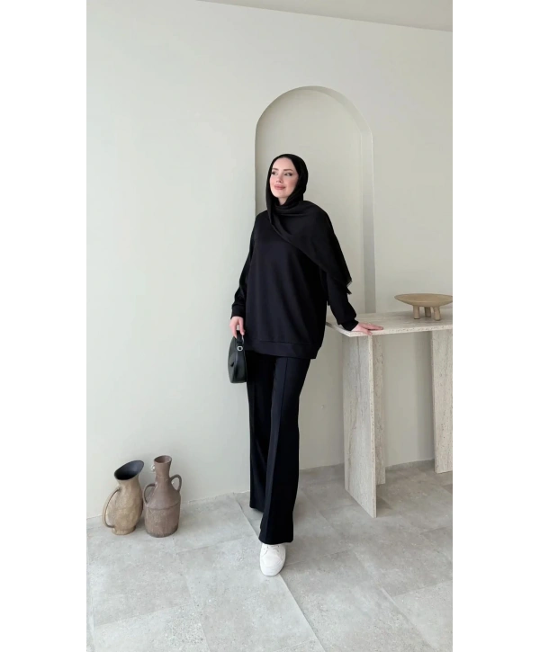 Biye Detaylı Takım - Siyah