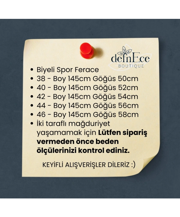 BİYELİ SPOR ÜMRE FERACESİ MEDİNE İPEĞİ KUMAŞ