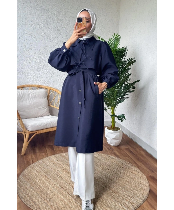 Bolero Detaylı Trenç