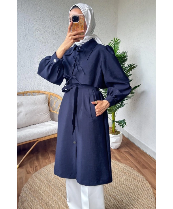 Bolero Detaylı Trenç