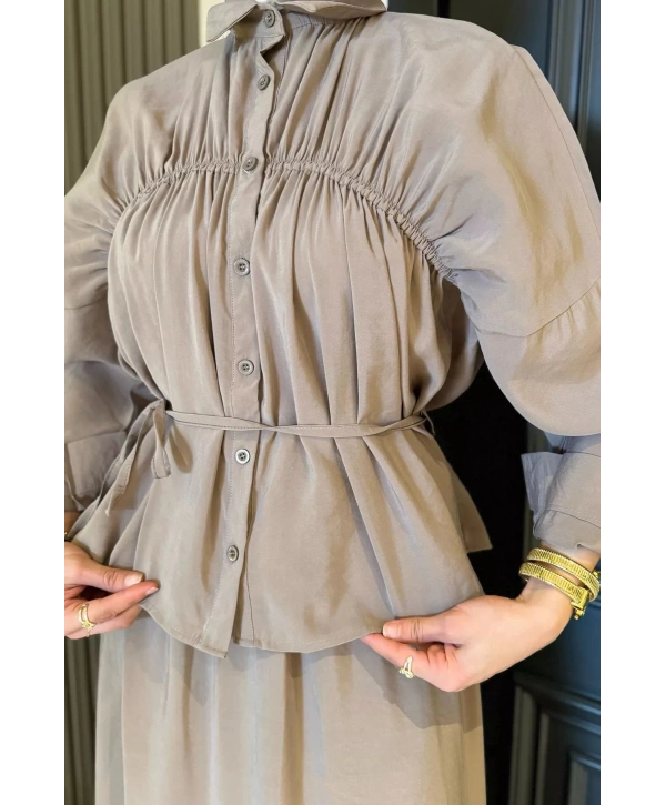 Büzgülü Etekli Takım