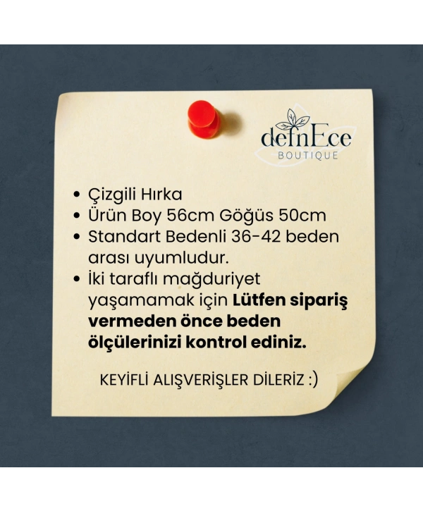 ÇİZGİLİ MUADİL TRİKO YELEK