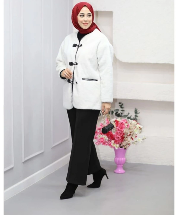 DERİ BİYELİ KÜRK KABAN