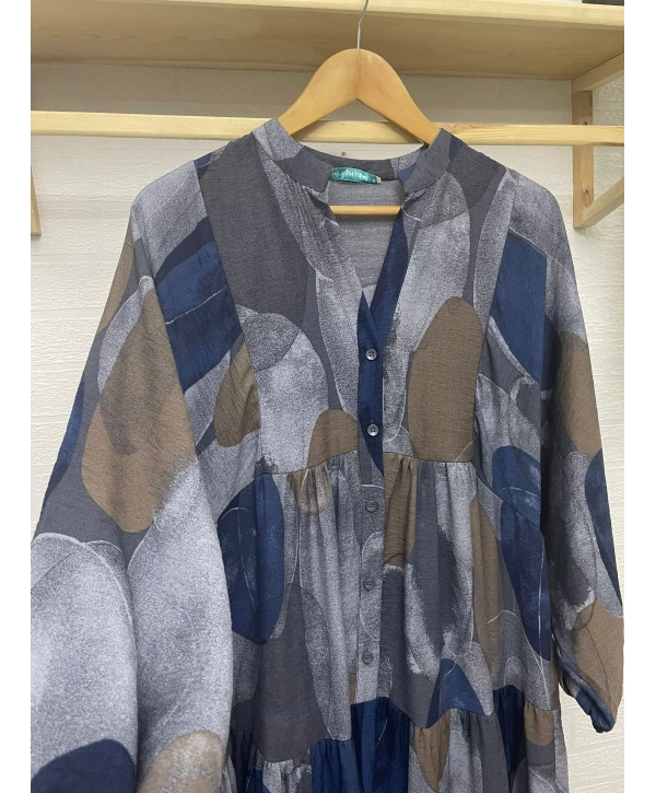 Desenli Yazlık Elbise