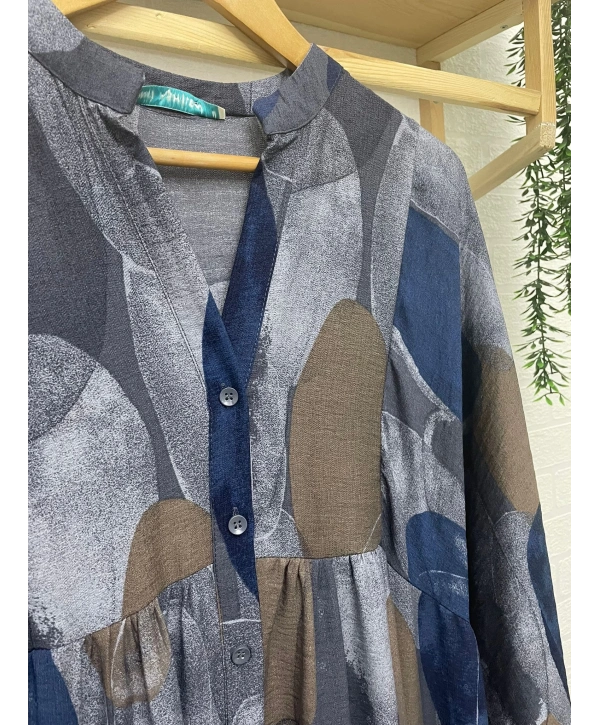 Desenli Yazlık Elbise