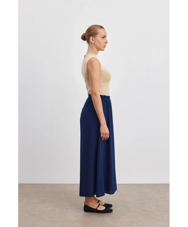 Etek Pantolon - Lacivert