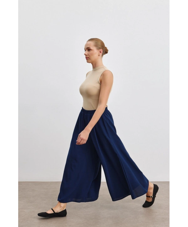 Etek Pantolon - Lacivert
