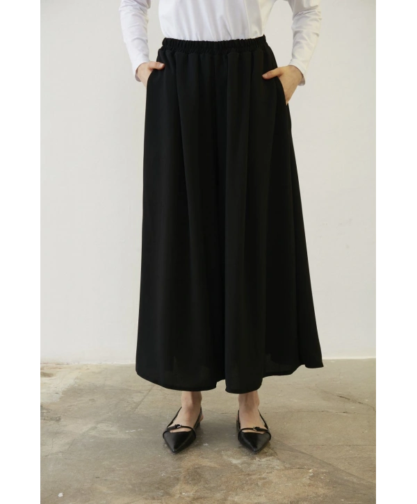 Etek Pantolon - Siyah