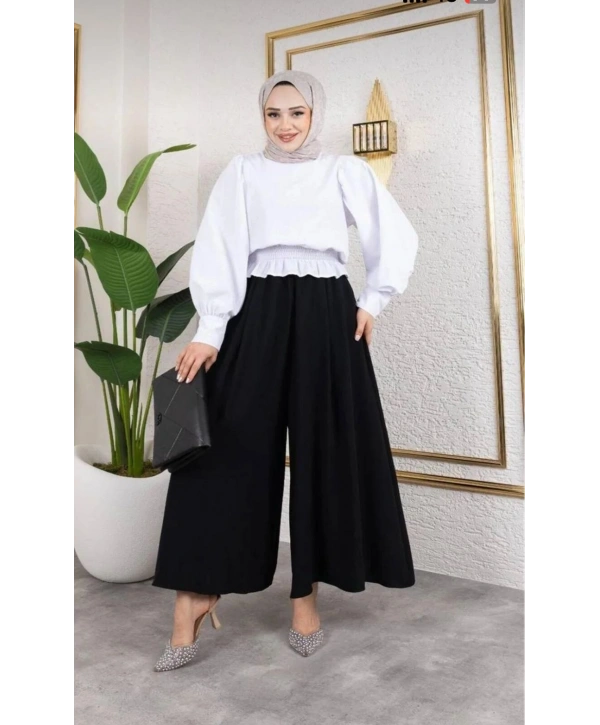 Etek Pantolon - Siyah