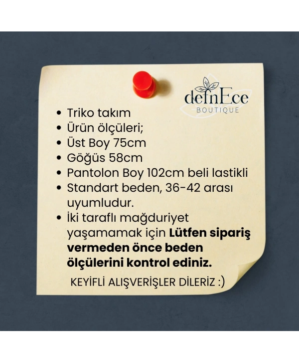 İKİLİ TRİKO TAKIM