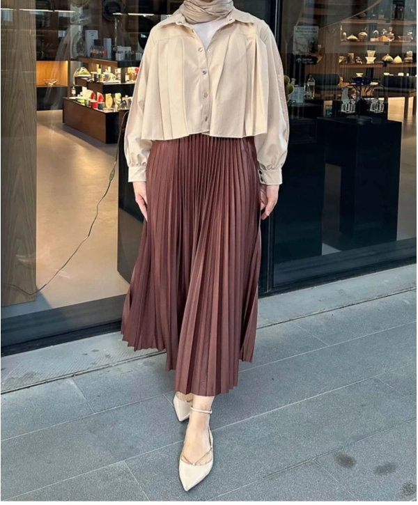 İNCE SIK PİLİSELİ ETEK