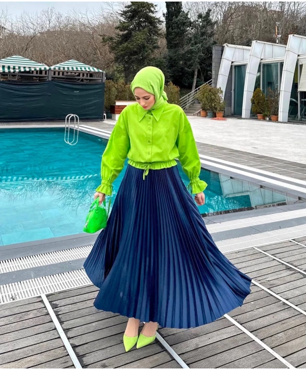 İNCE SIK PİLİSELİ ETEK