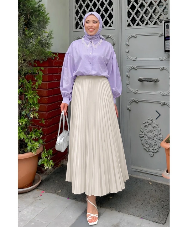 İNCE SIK PİLİSELİ ETEK