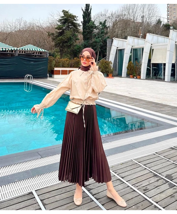 İNCE SIK PİLİSELİ ETEK