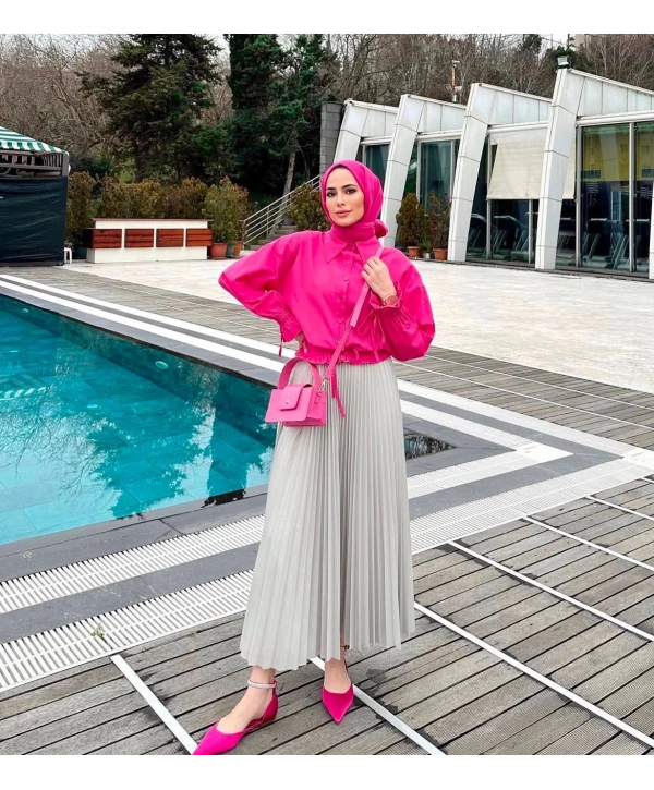 İNCE SIK PİLİSELİ ETEK