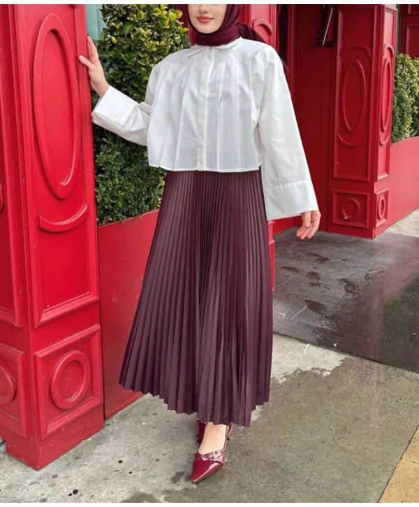 İNCE SIK PİLİSELİ ETEK