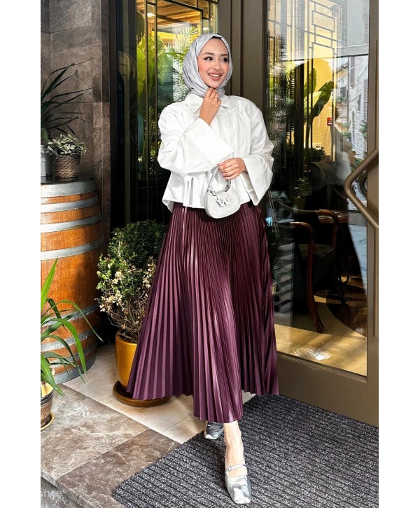 İNCE SIK PİLİSELİ ETEK