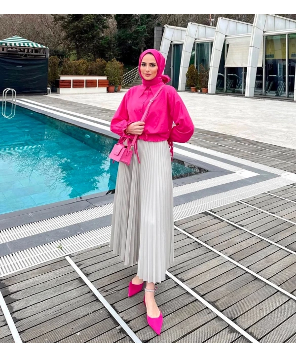 İNCE SIK PİLİSELİ ETEK