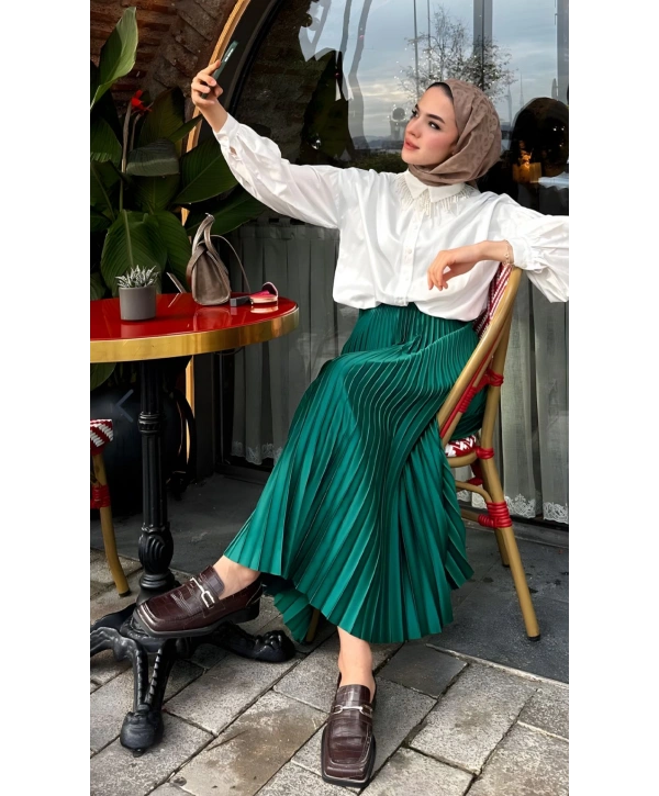 İNCE SIK PİLİSELİ ETEK