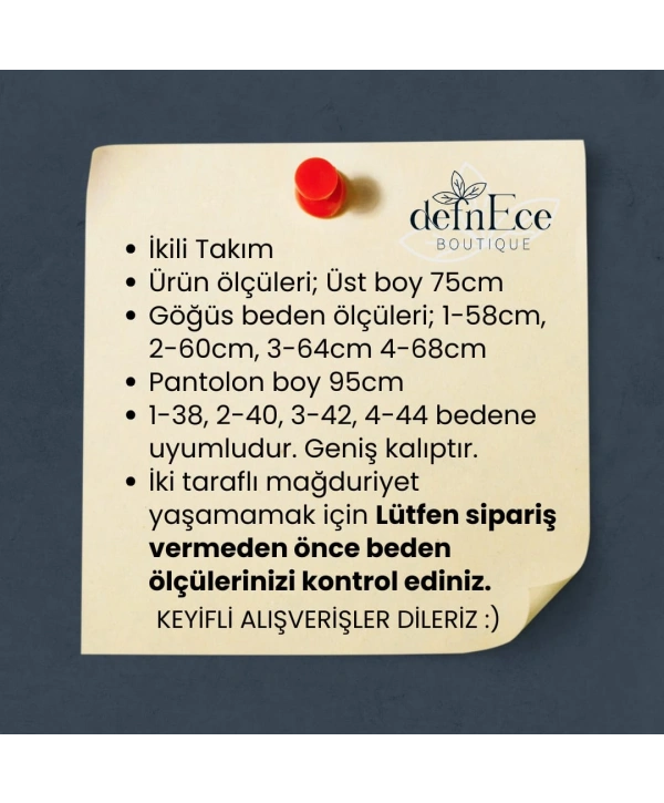 Kadın 3iplik Şardonlu Kapüşonlu Eşofman Takımı