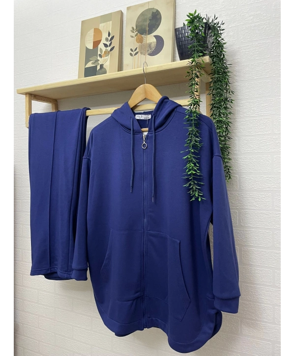 KAPÜŞONLU ÇİMALI PALAZZO TAKIM