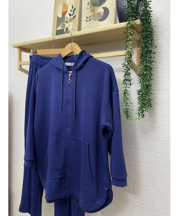 KAPÜŞONLU ÇİMALI PALAZZO TAKIM