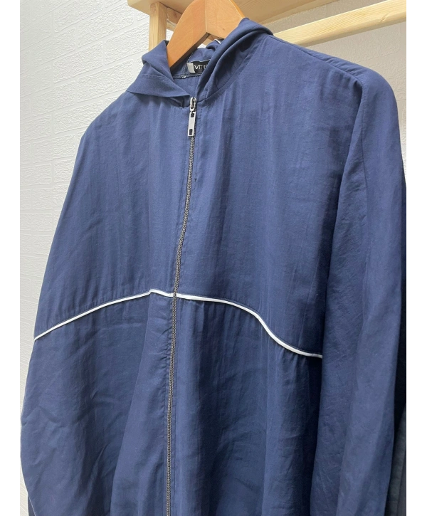 Kapüşonlu Çizgili Rahat Takım - Lacivert