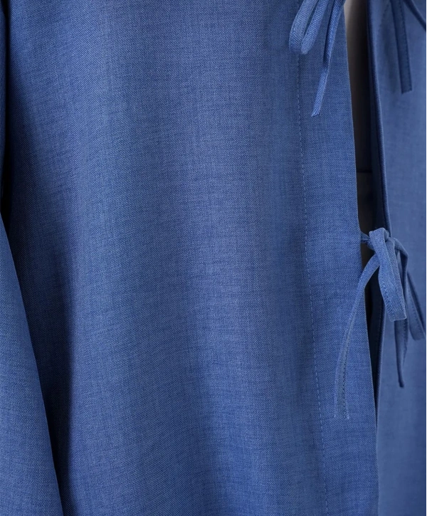 Keten Kimono - Mavi