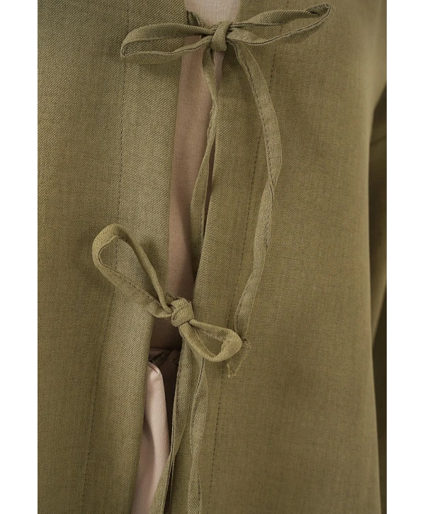 Keten Kimono - Yeşil