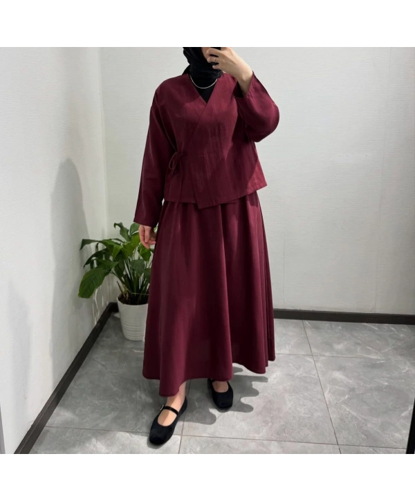 Kimonolu Etekli Takım