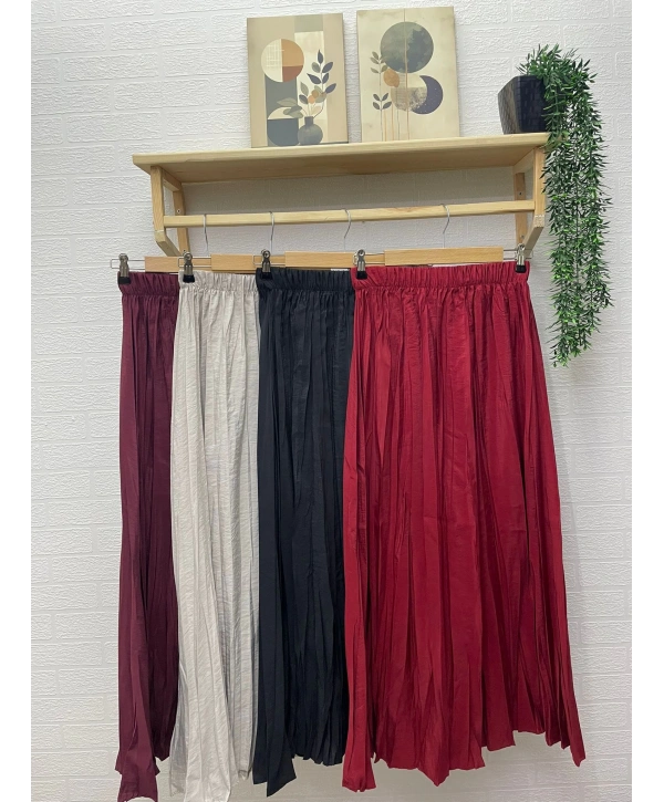 Kraş Yazlık Etek - Siyah