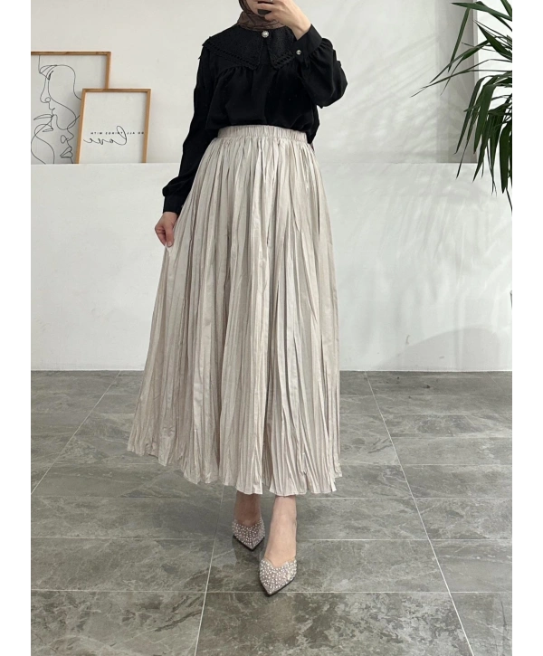 Kraş Yazlık Etek - Taş