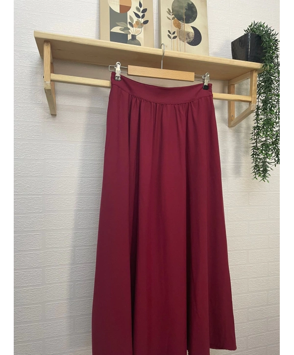 Krep Kumaş Etek