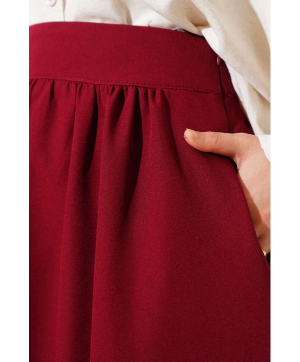 Krep Kumaş Etek