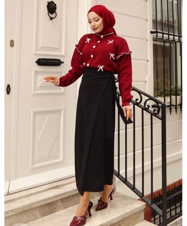 KUŞAK BAĞLAMALI ANVELOP ETEK