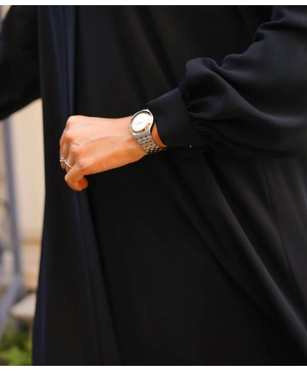 OMUZ A PİLE FERMUARLI ÜMRE FERACESİ MEDİNE İPEĞİ KUMAŞ