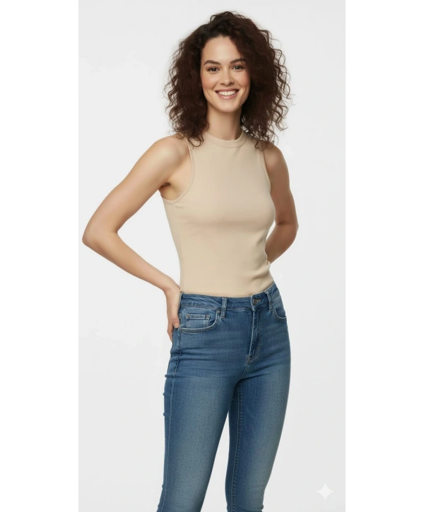 Penye Kumaş Badi - Bej