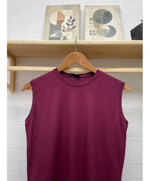 Penye Kumaş Badi - Bordo