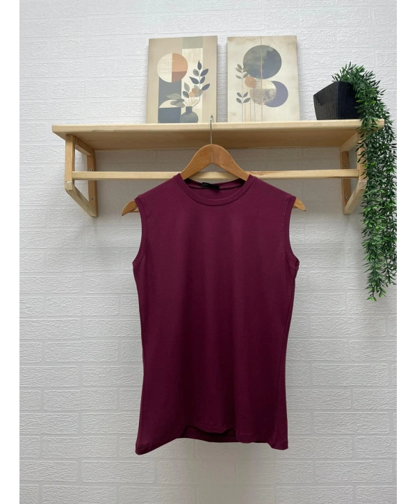 Penye Kumaş Badi - Bordo