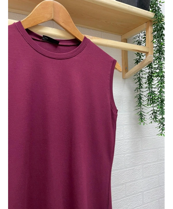 Penye Kumaş Badi - Bordo