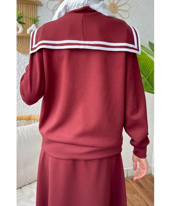 ŞERİTLİ SPOR ETEKLİ TAKIM