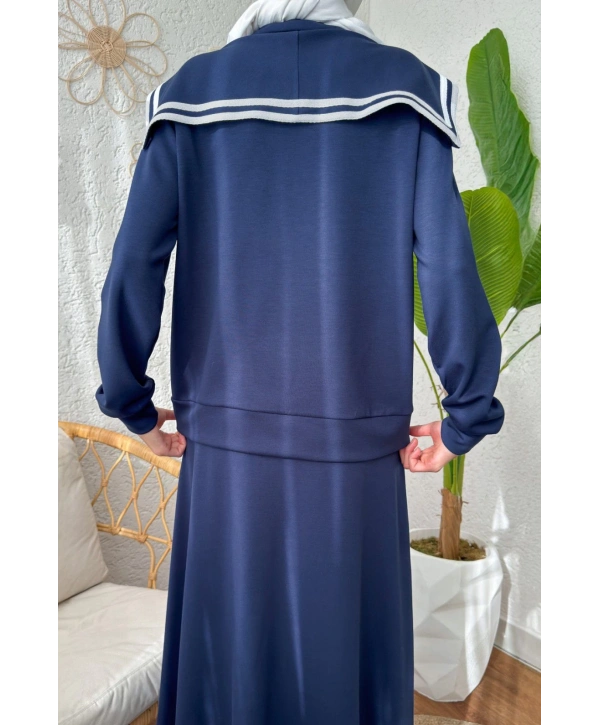 ŞERİTLİ SPOR ETEKLİ TAKIM